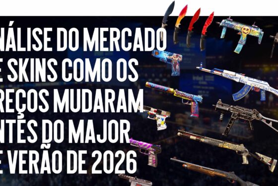 Análise do mercado de skins: como mudaram os preços antes do Major de verão de 2026