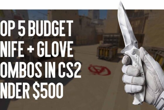 Top-5 Budget Knife + Gloves Combos in CS2 Under $500 for a Bright Inventory