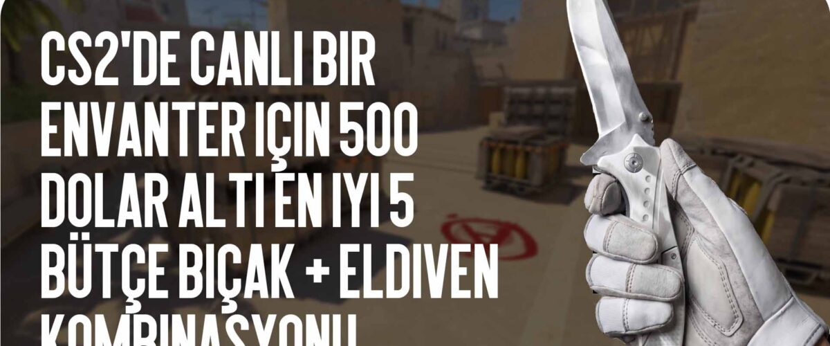 CS2’de Parlak Bir Envanter İçin 500 Dolar Altı En İyi 5 Bütçe Dostu Bıçak + Eldiven Kombosu