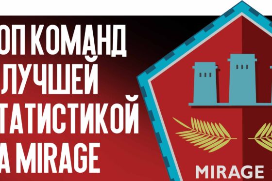 Топ команд с лучшей статистикой на Mirage