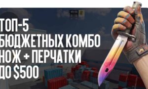 Топ-5 бюджетных комбо нож + перчатки до $500