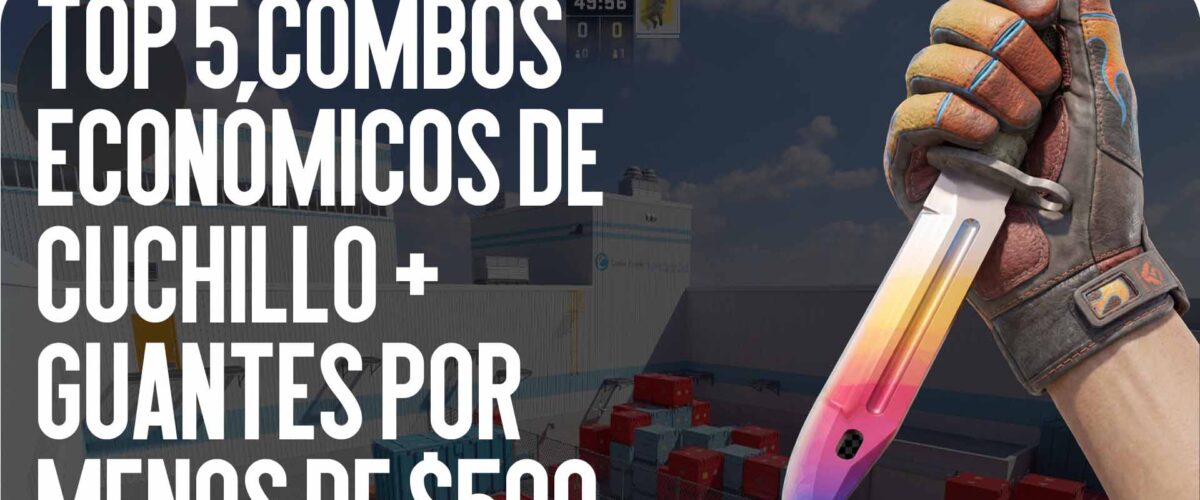Los 5 mejores combos económicos de cuchillo + guantes por menos de $500