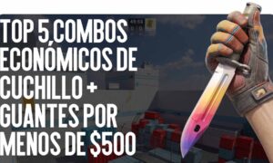 Los 5 mejores combos económicos de cuchillo + guantes por menos de $500