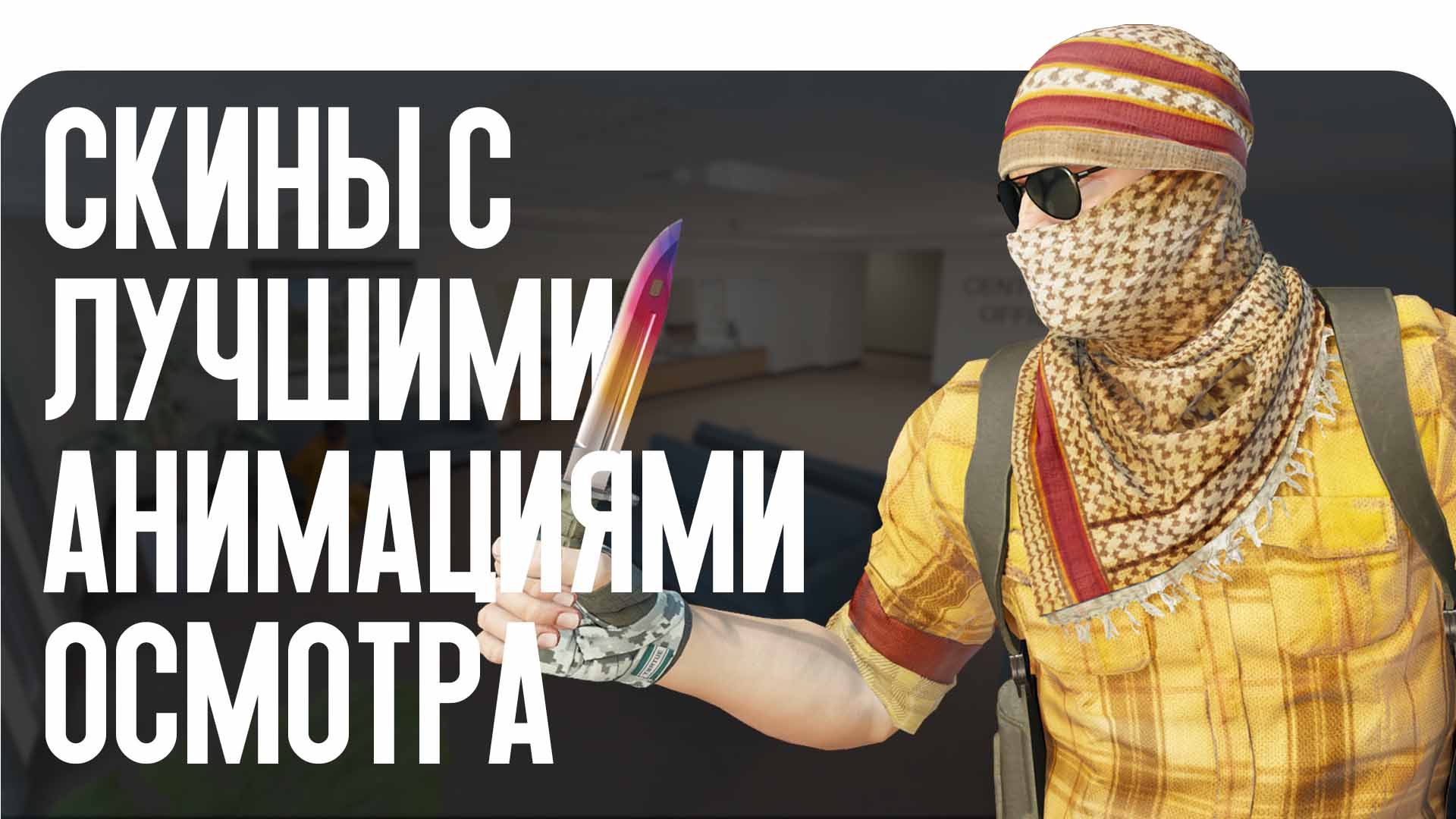 Скины с лучшими анимациями осмотра