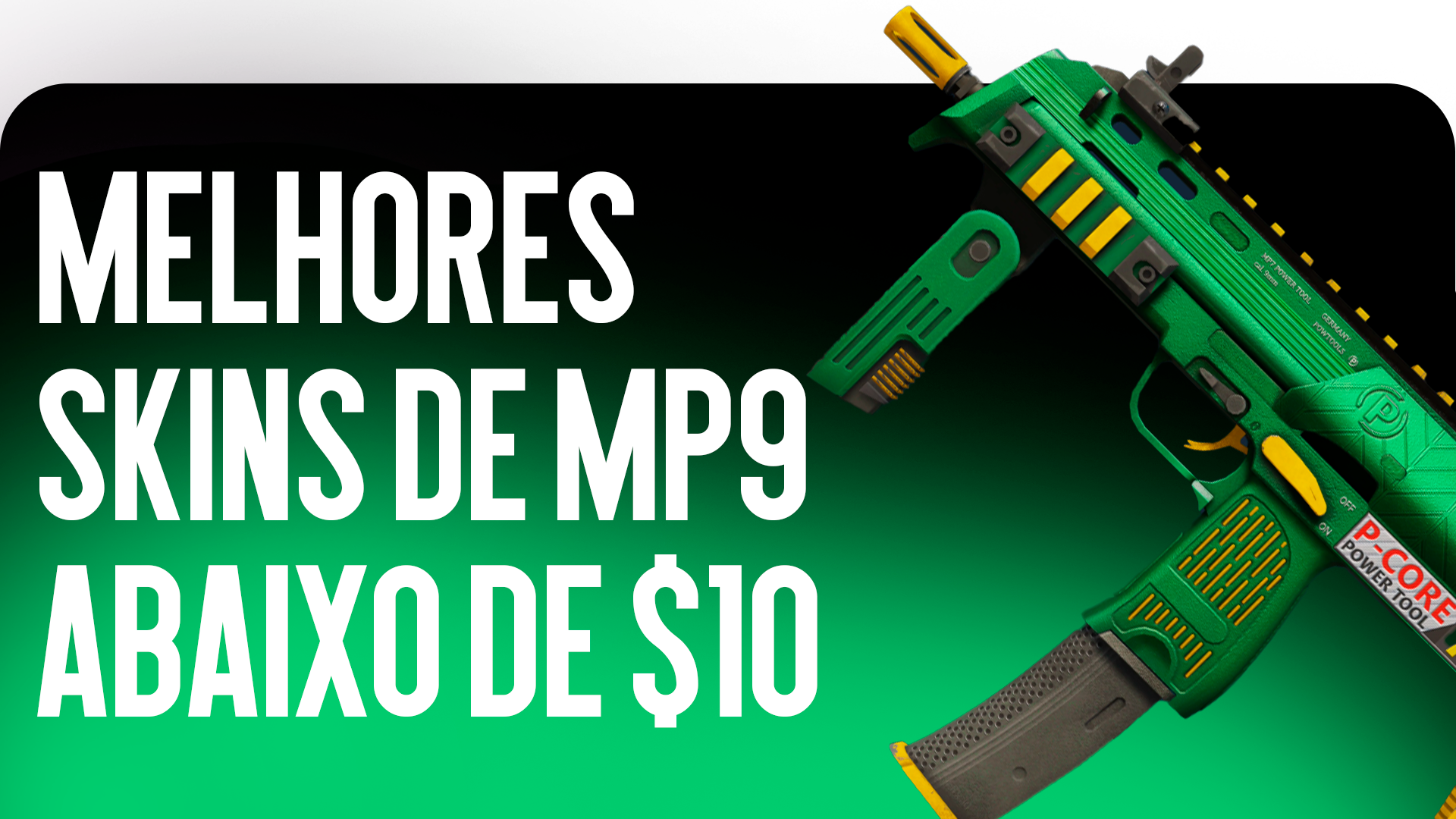Melhores Skins de MP9 por menos de $10