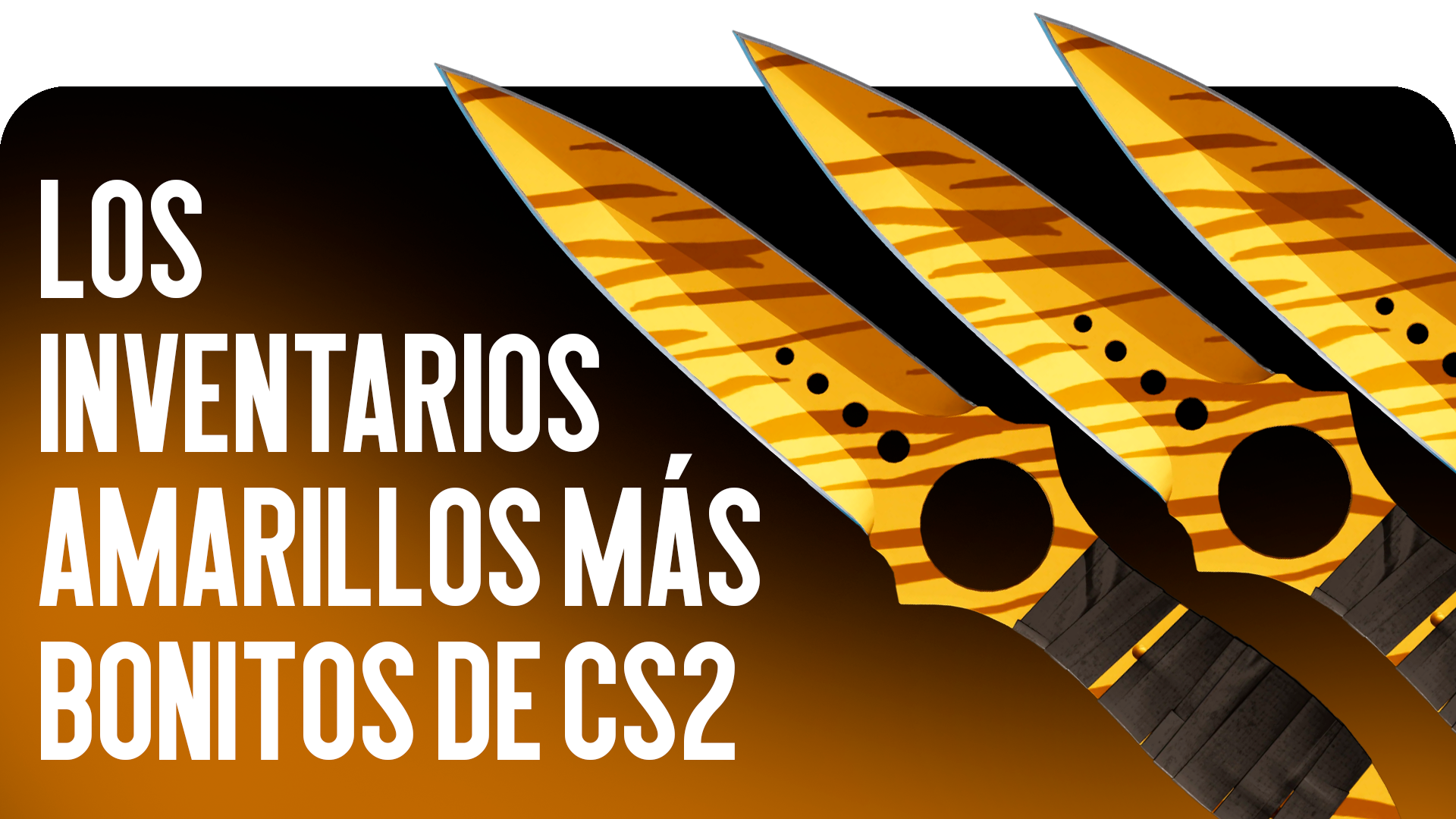 ¡Los inventarios amarillos en CS2 llaman la atención! El blog CSGO-NEWS te muestra cómo armar el mejor equipamiento en Counter-Strike 2 paso a paso.
