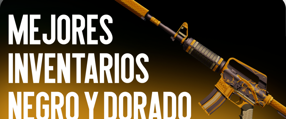 Los mejores inventarios negro y dorado en CS2