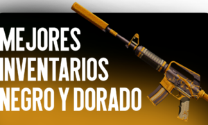 Los mejores inventarios negro y dorado en CS2