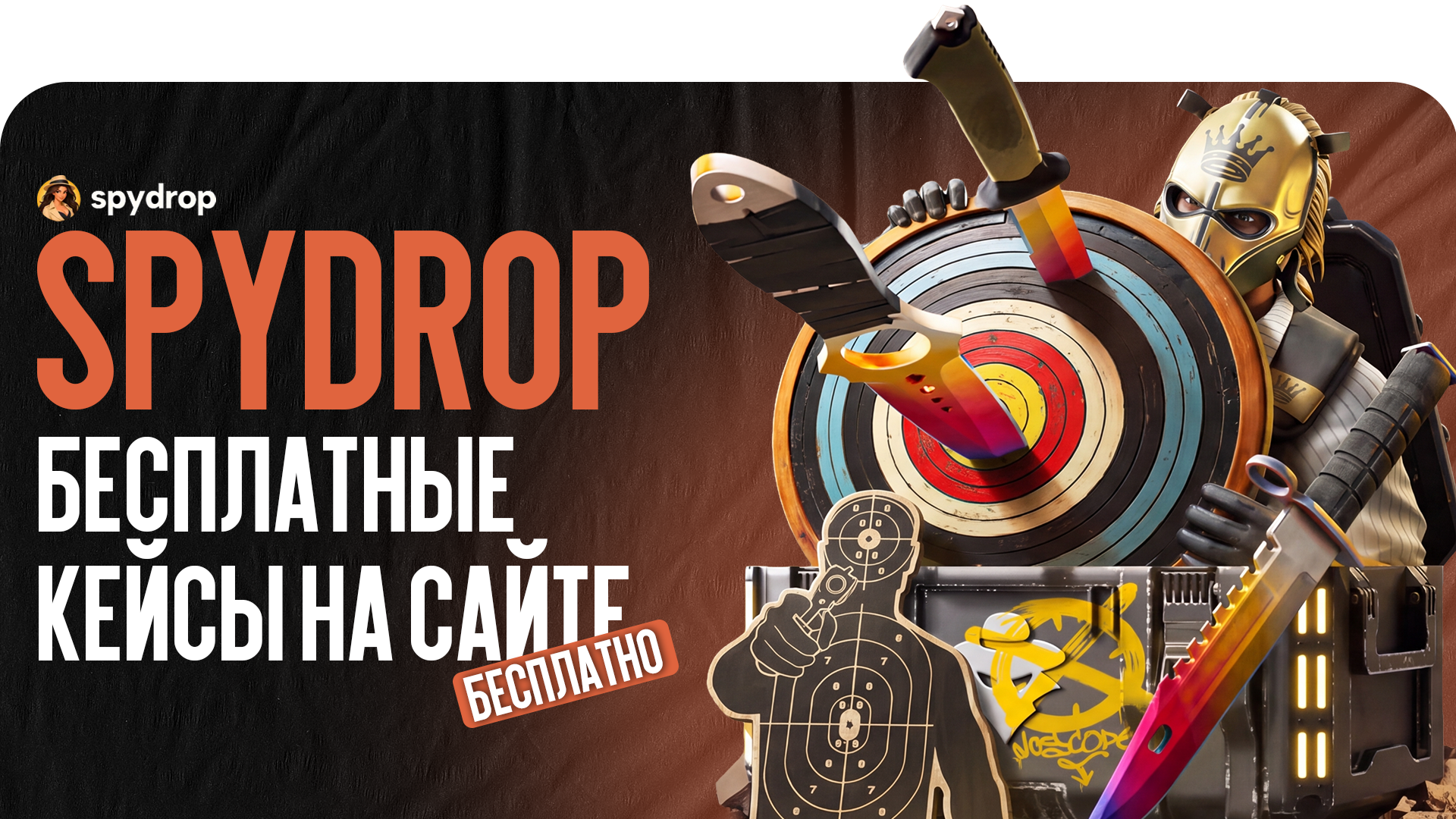 Бесплатные кейсы на SpyDrop! Как не тратить деньги на скины?