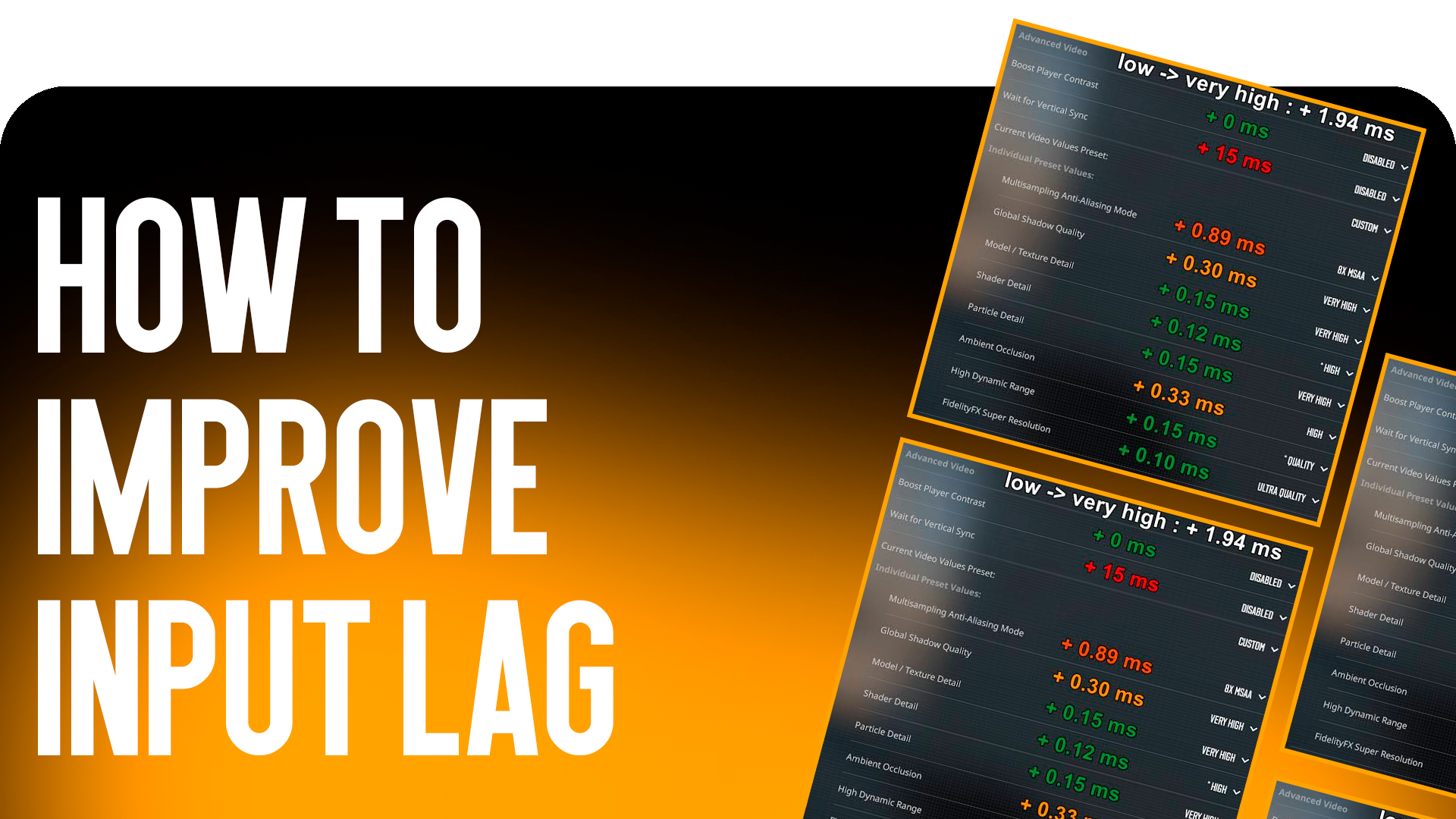 How to Improve Input Lag in CS2