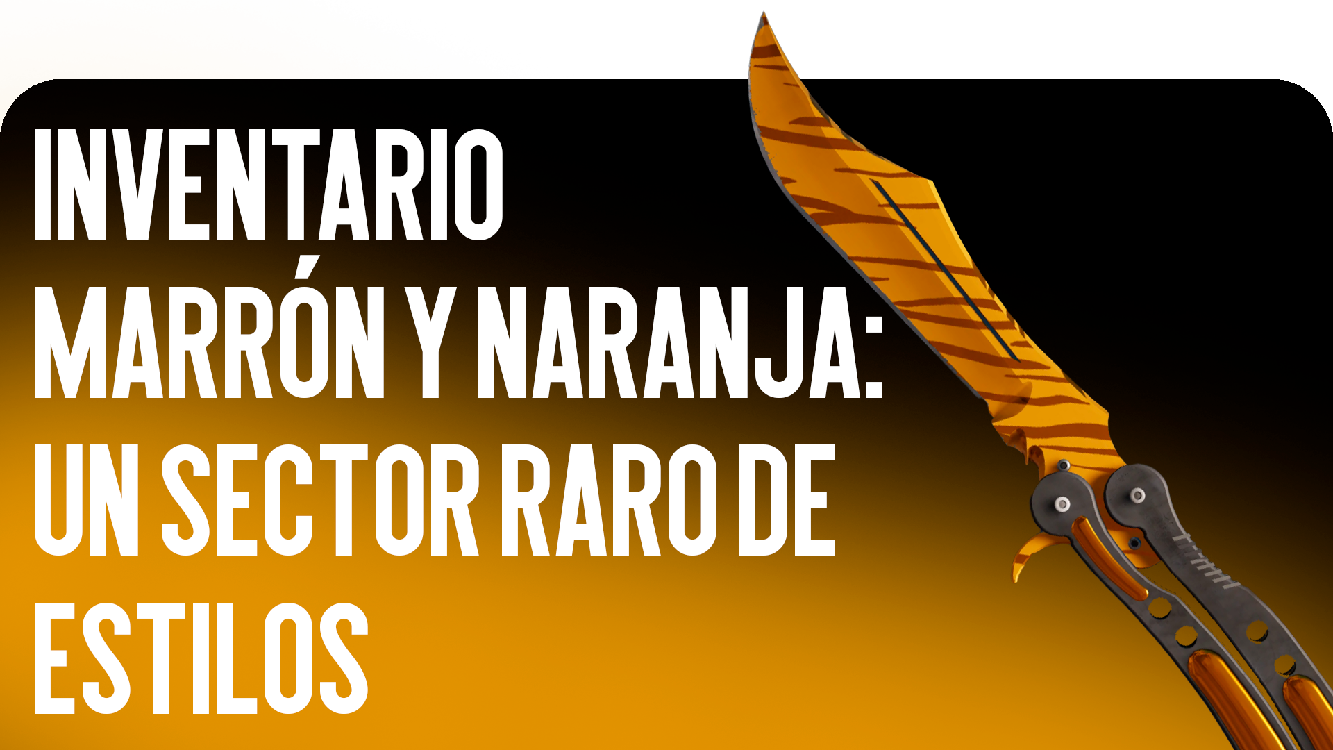Inventario Marrón y Naranja: Un Sector Raro de Estilos